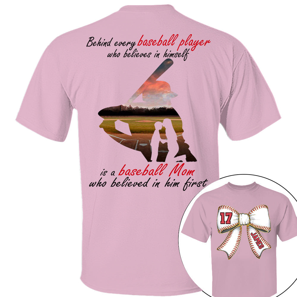 Baseball Mom Shirt, Personalized Baseball Shirt, Gift For Baseball Lover A2110 Nh00