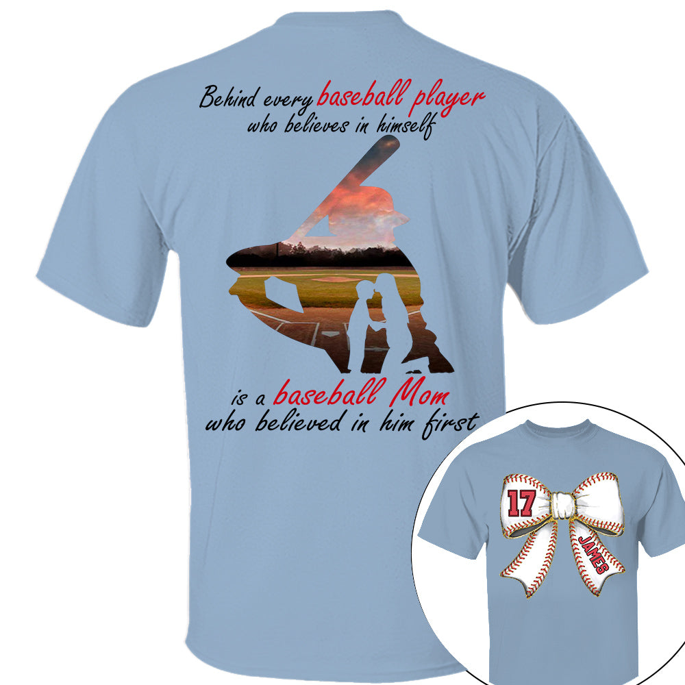 Baseball Mom Shirt, Personalized Baseball Shirt, Gift For Baseball Lover A2110 Nh00