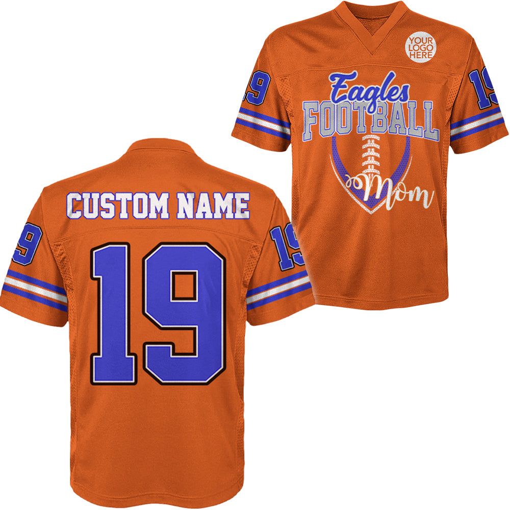 Personalized Jersey Football Mom Game Day Gift For Football Lovers Gift For Football Player K1702