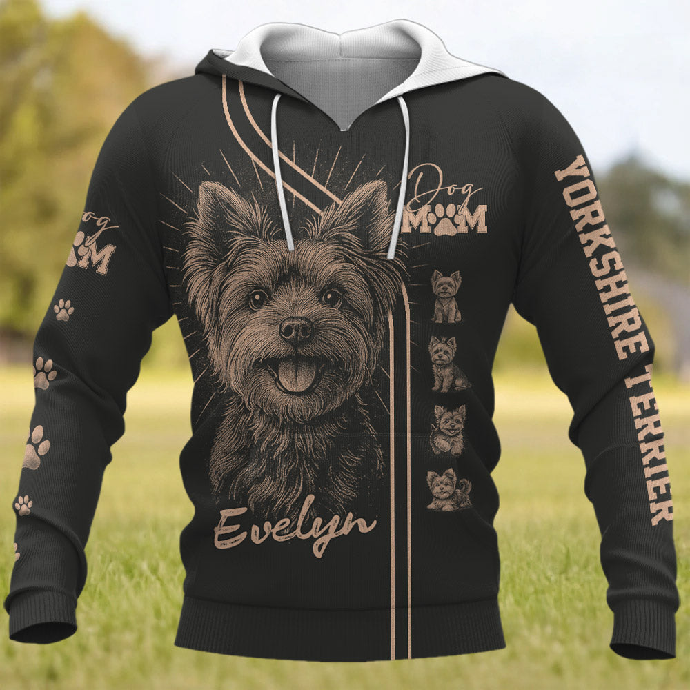 Yorkshire Terrier, Personalized Bleach Style Dog Shirt, Gift For Dog Lover T1807 Pt99