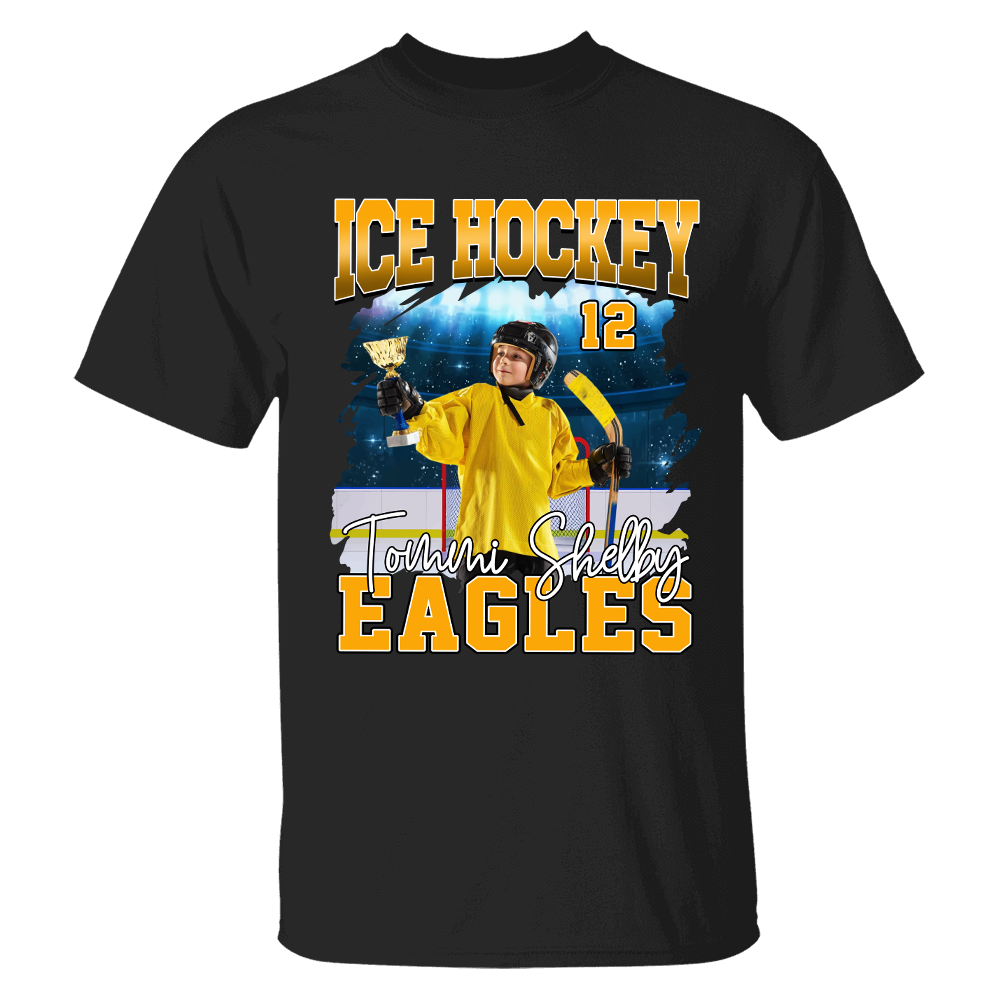 GameDay Ice Hockey Personalized Shirt Custom Photo And Team Name