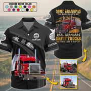 Real Grandpas Drive Truck - Custom Photo Truck For Trucker  Shirt A2110 Nh00