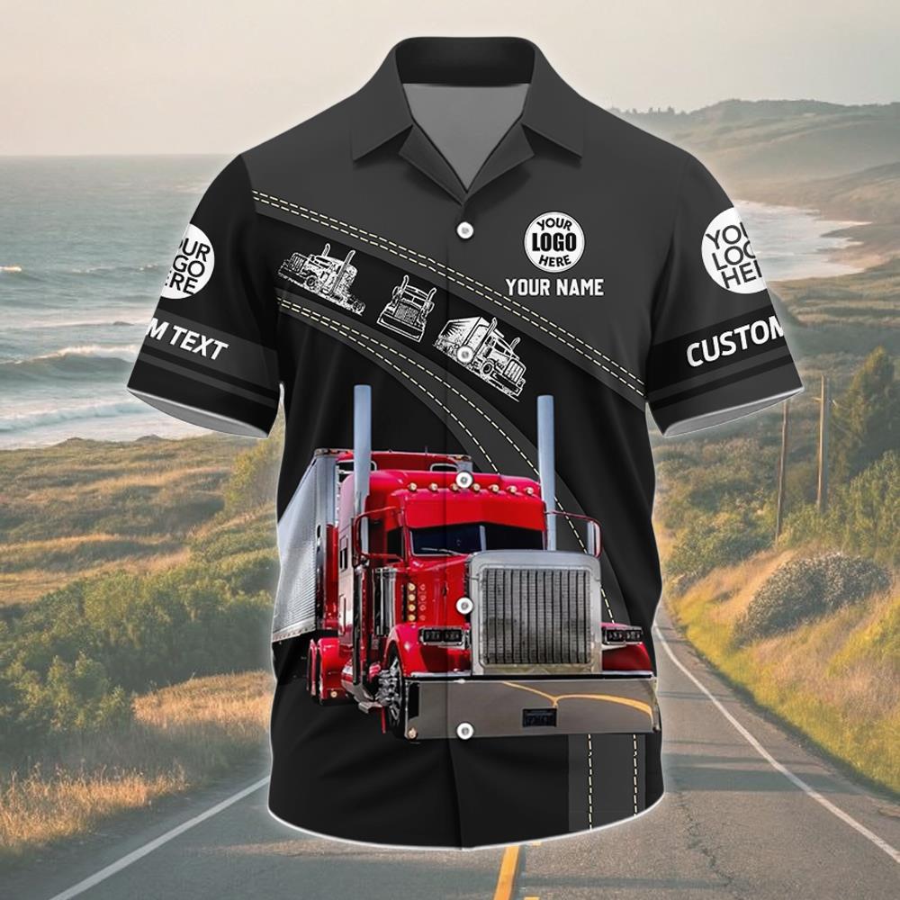 Real Grandpas Drive Truck - Custom Photo Truck For Trucker  Shirt A2110 Nh00