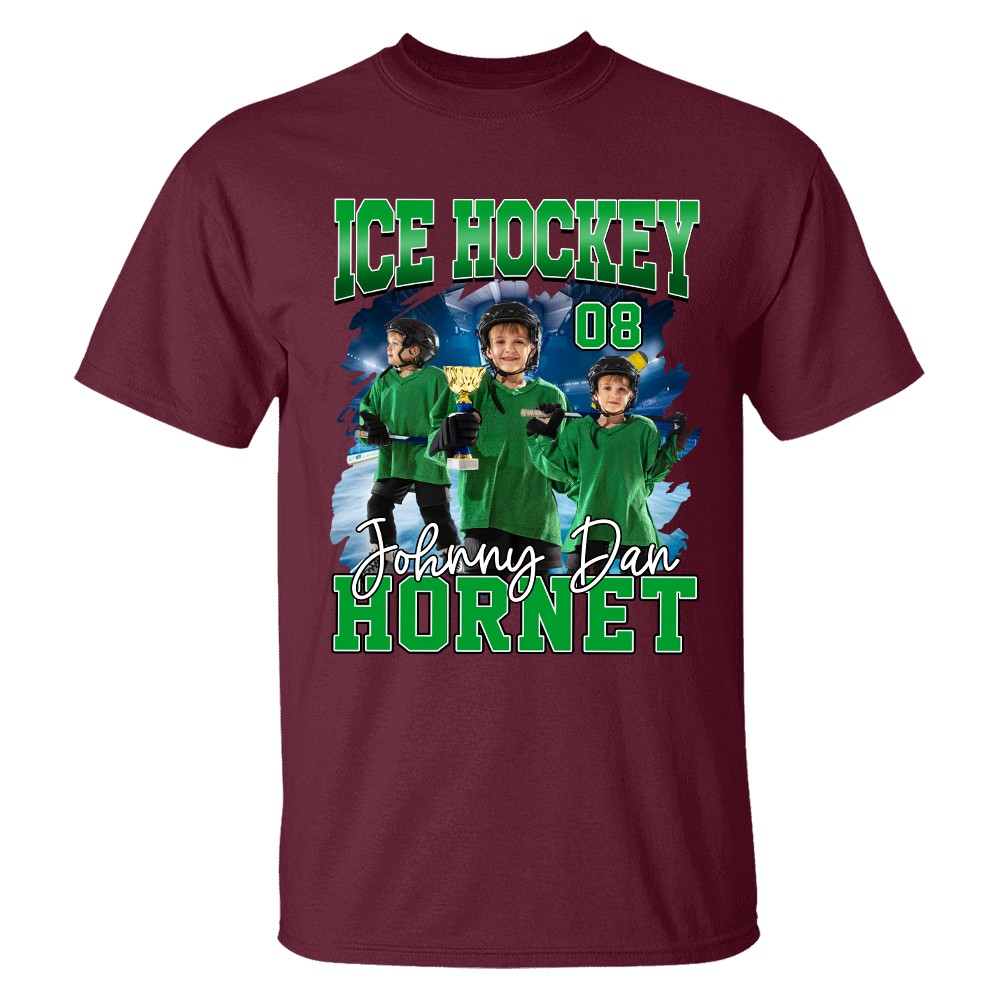 GameDay Ice Hockey Personalized Shirt Custom Photo And Team Name