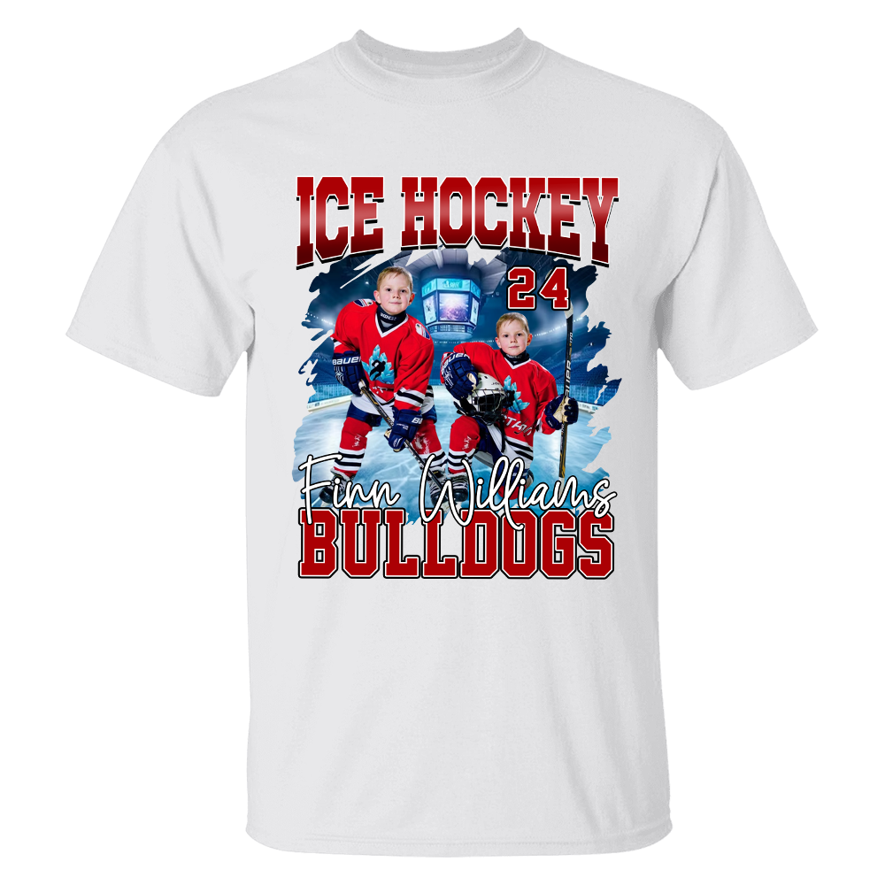 GameDay Ice Hockey Personalized Shirt Custom Photo And Team Name