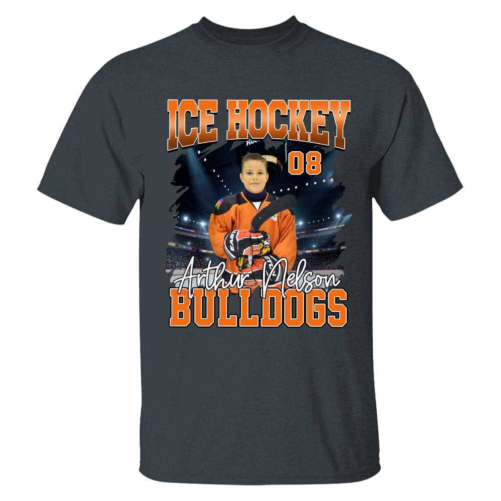 GameDay Ice Hockey Personalized Shirt Custom Photo And Team Name