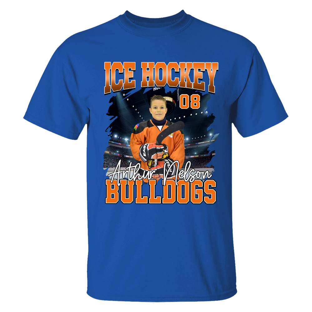 GameDay Ice Hockey Personalized Shirt Custom Photo And Team Name