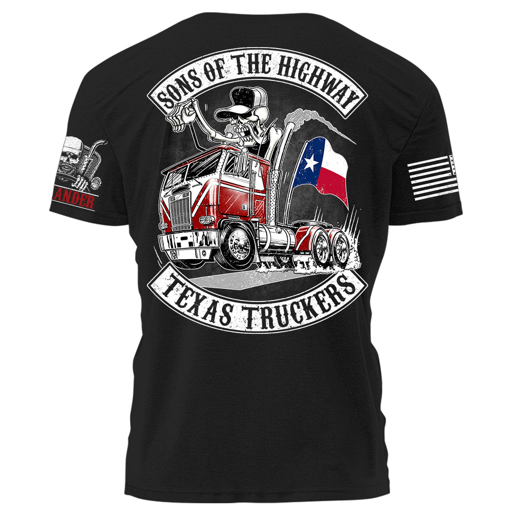 Sons Of The Highway American States Truckers Personalized Shirt For Trucker H2511 Trna