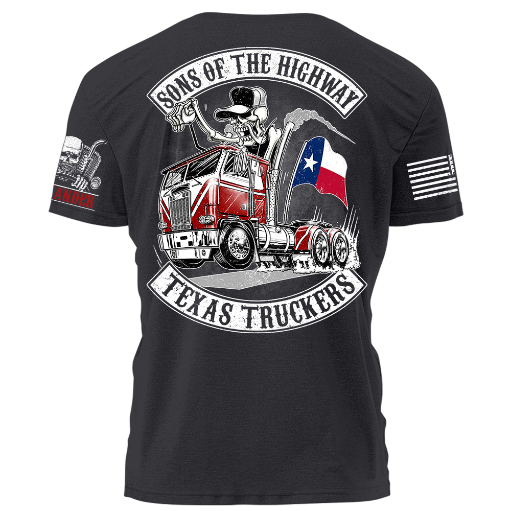 Sons Of The Highway American States Truckers Personalized Shirt For Trucker H2511 Trna