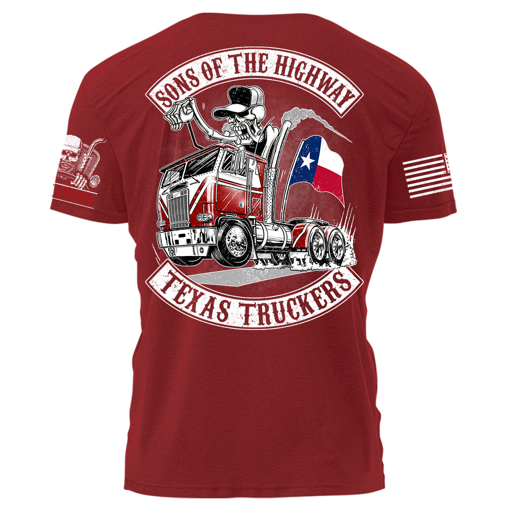 Sons Of The Highway American States Truckers Personalized Shirt For Trucker H2511 Trna