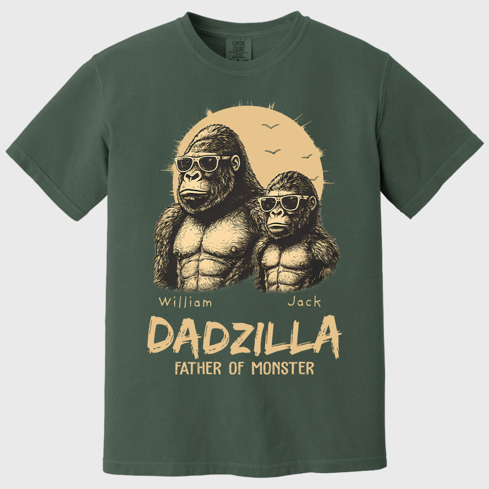 Custom Dadzilla Father Of Monster Shirt Father Day Gifts For Dad L0411 Pt99