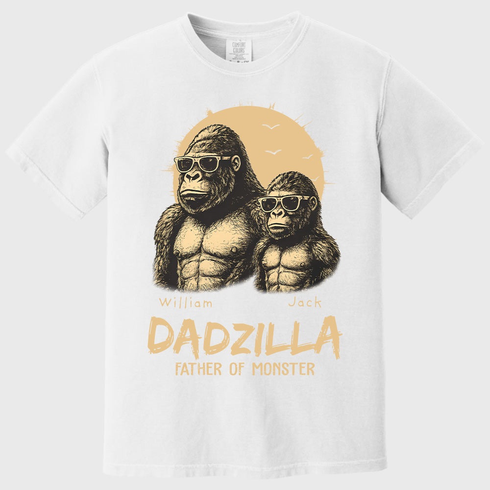 Custom Dadzilla Father Of Monster Shirt Father Day Gifts For Dad L0411 Pt99