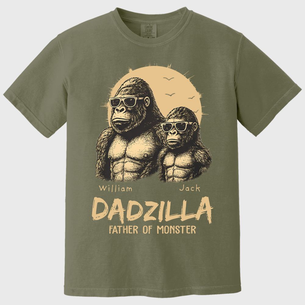 Custom Dadzilla Father Of Monster Shirt Father Day Gifts For Dad L0411 Pt99