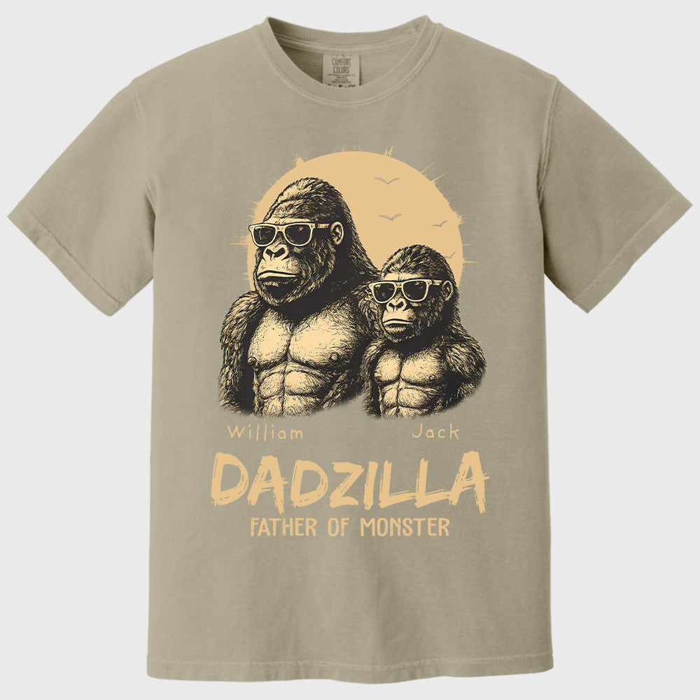 Custom Dadzilla Father Of Monster Shirt Father Day Gifts For Dad L0411 Pt99