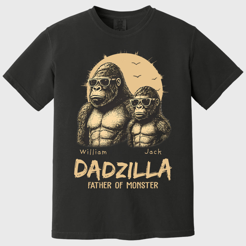 Custom Dadzilla Father Of Monster Shirt Father Day Gifts For Dad L0411 Pt99