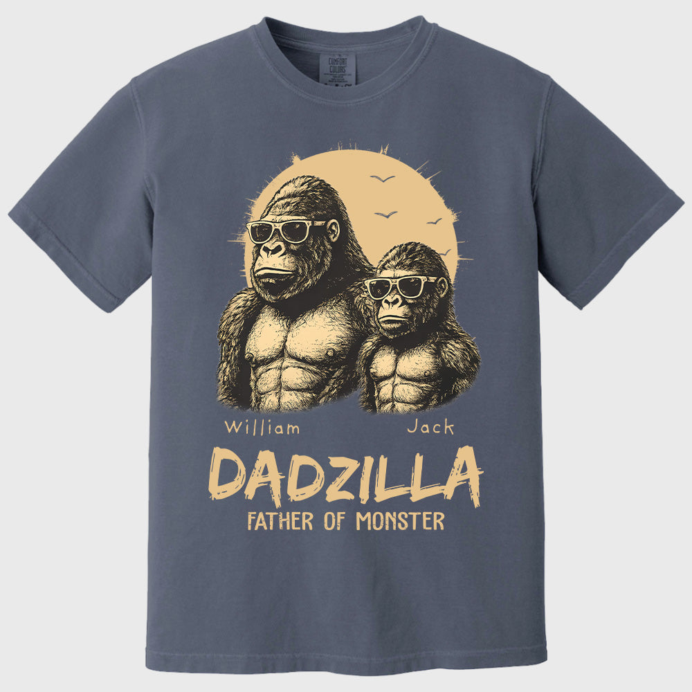 Custom Dadzilla Father Of Monster Shirt Father Day Gifts For Dad L0411 Pt99