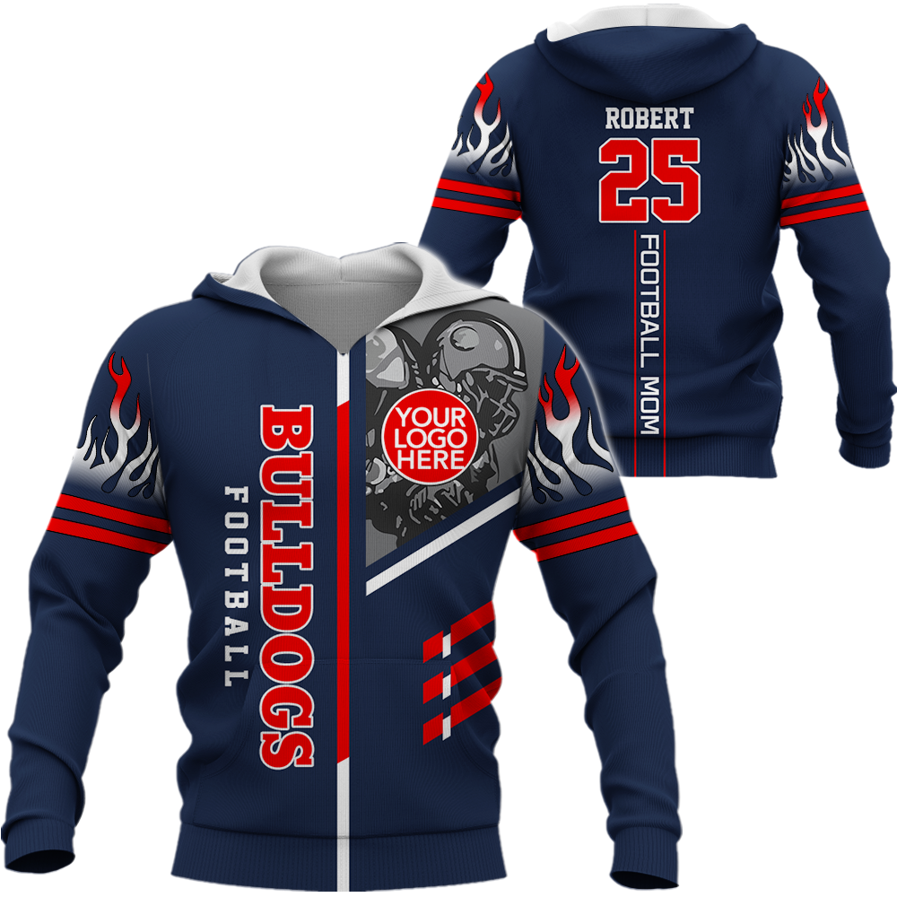 Personalized Team Name Number Custom All Over Print Shirt Gift For Football Lovers Football Mom Dad Game Day Shirt K1702