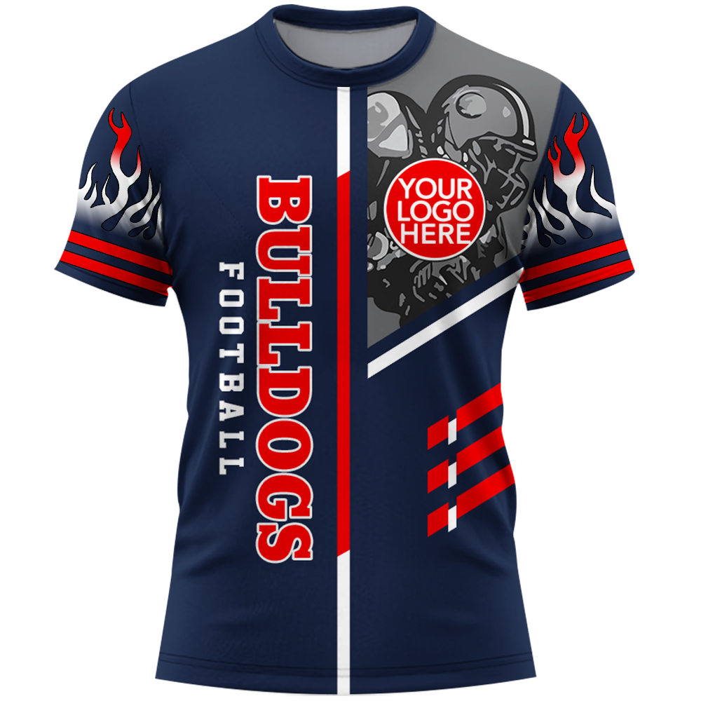 Personalized Team Name Number Custom All Over Print Shirt Gift For Football Lovers Football Mom Dad Game Day Shirt K1702