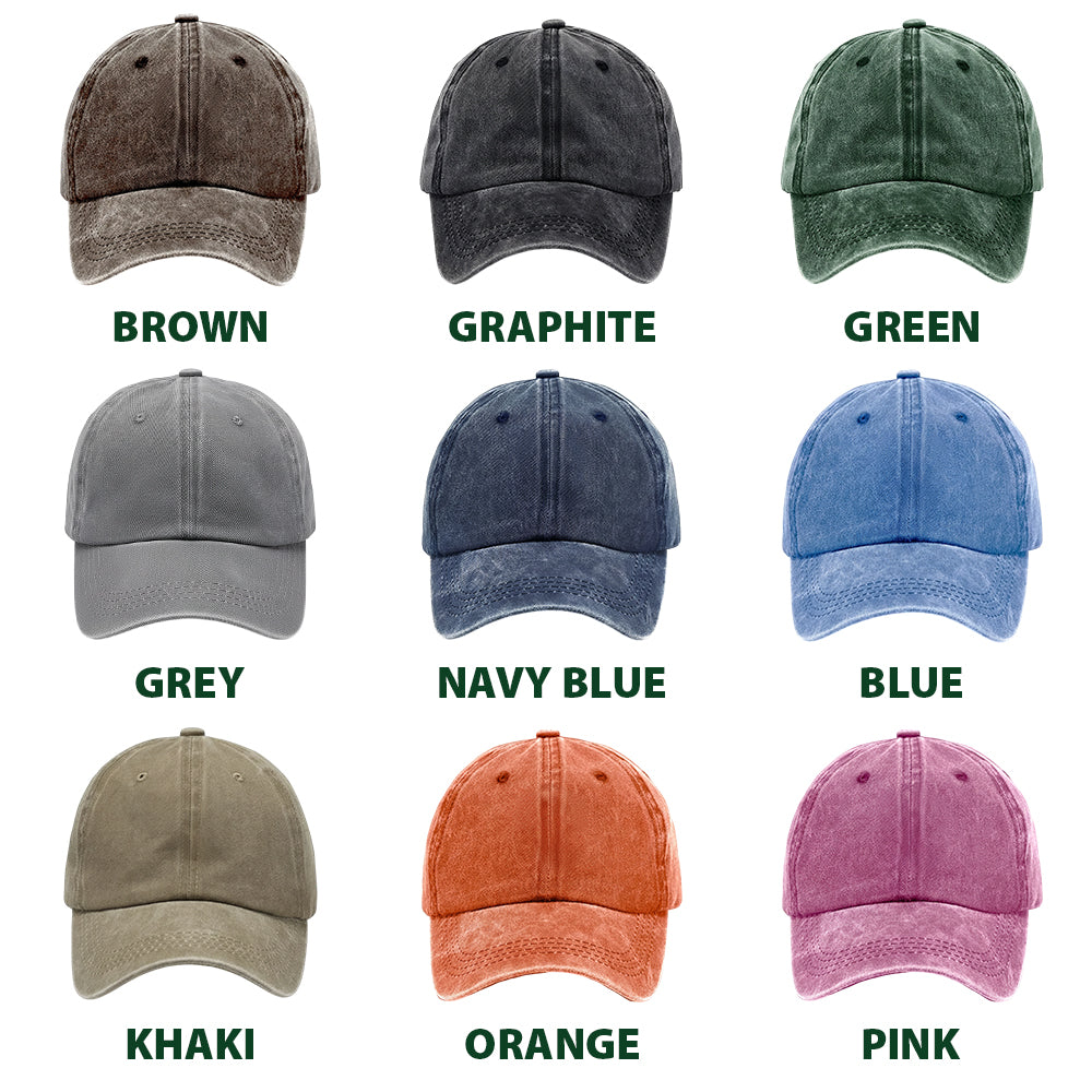 The Dog Father - Custom Dog Dad Cap, Personalized Hat with Your Dog & Name Tu24 Hv01