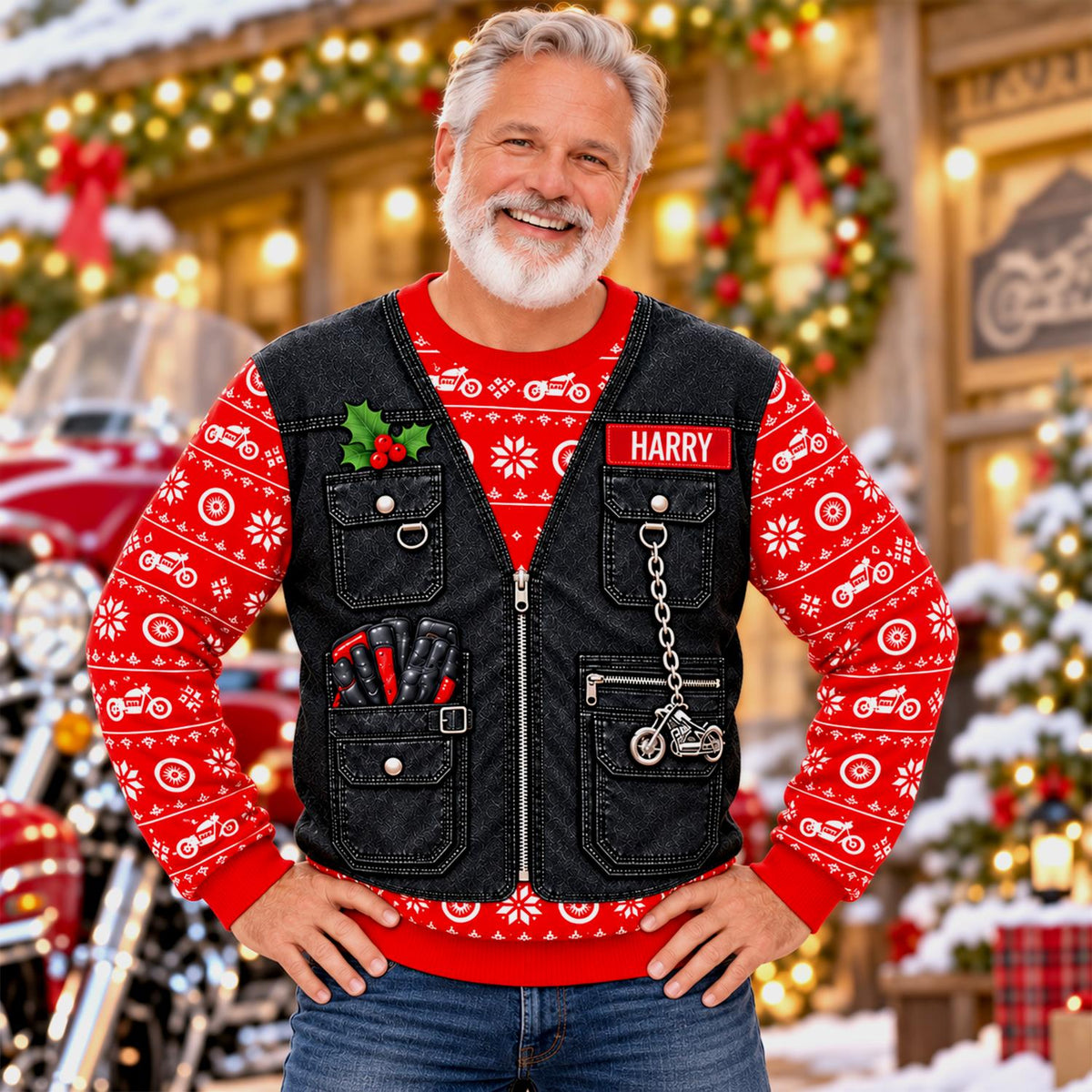 Oh What Fun It Is To Ride - Custom Photo Motorcycle All Over Print Shirts - Gift For Bikers A2110 Hv01 TL06