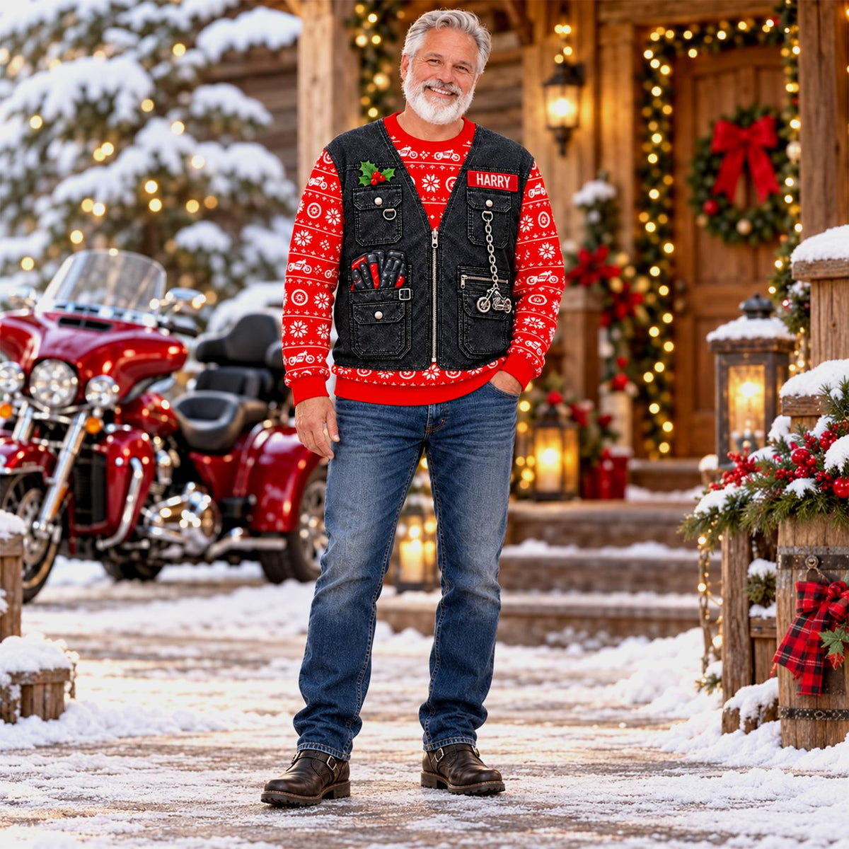 Oh What Fun It Is To Ride - Custom Photo Motorcycle All Over Print Shirts - Gift For Bikers A2110 Hv01 TL06