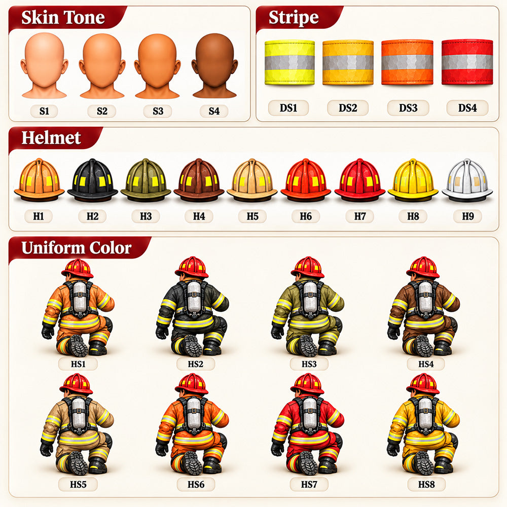 Personalized Firefighter Ornament Firefighter Of The Year Custom Name & Number Christmas Ornament Gift for Firefighter Lovers H2511 Trna