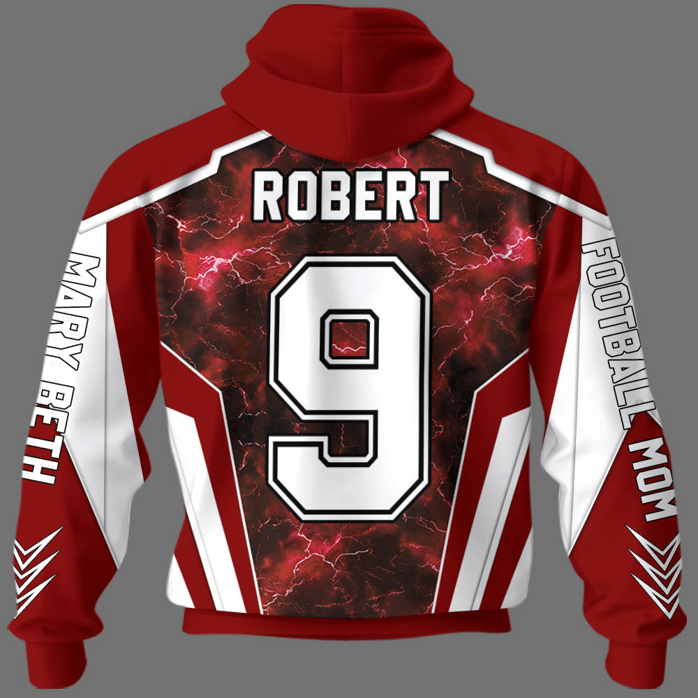 I Will Always Be Your Biggest Fan Personalized All Over Print Shirt For Football Mom Grandma Sport Family K1702