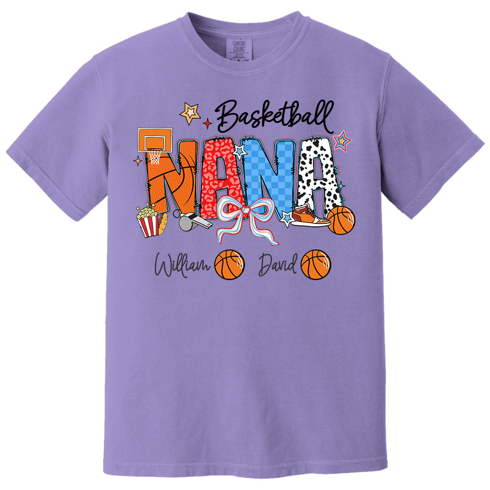 Basketball Mama - Personalized Shirt Gift For Grandma