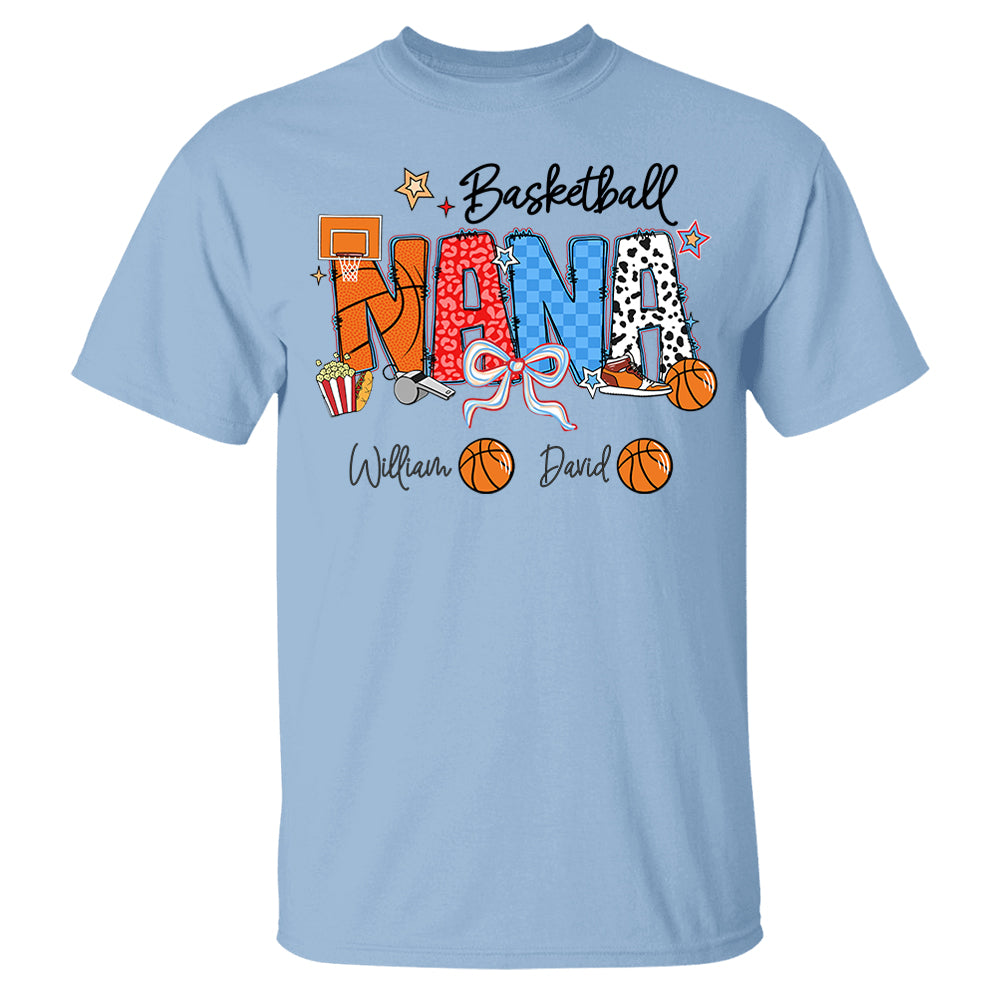 Basketball Mama - Personalized Shirt Gift For Grandma