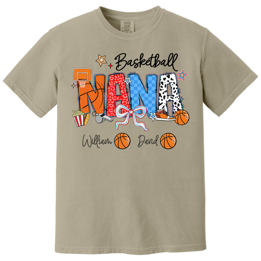 Basketball Mama - Personalized Shirt Gift For Grandma