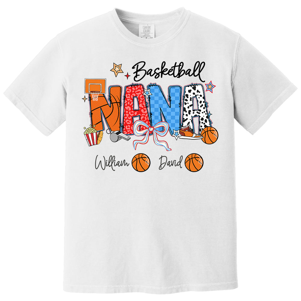 Basketball Mama - Personalized Shirt Gift For Grandma