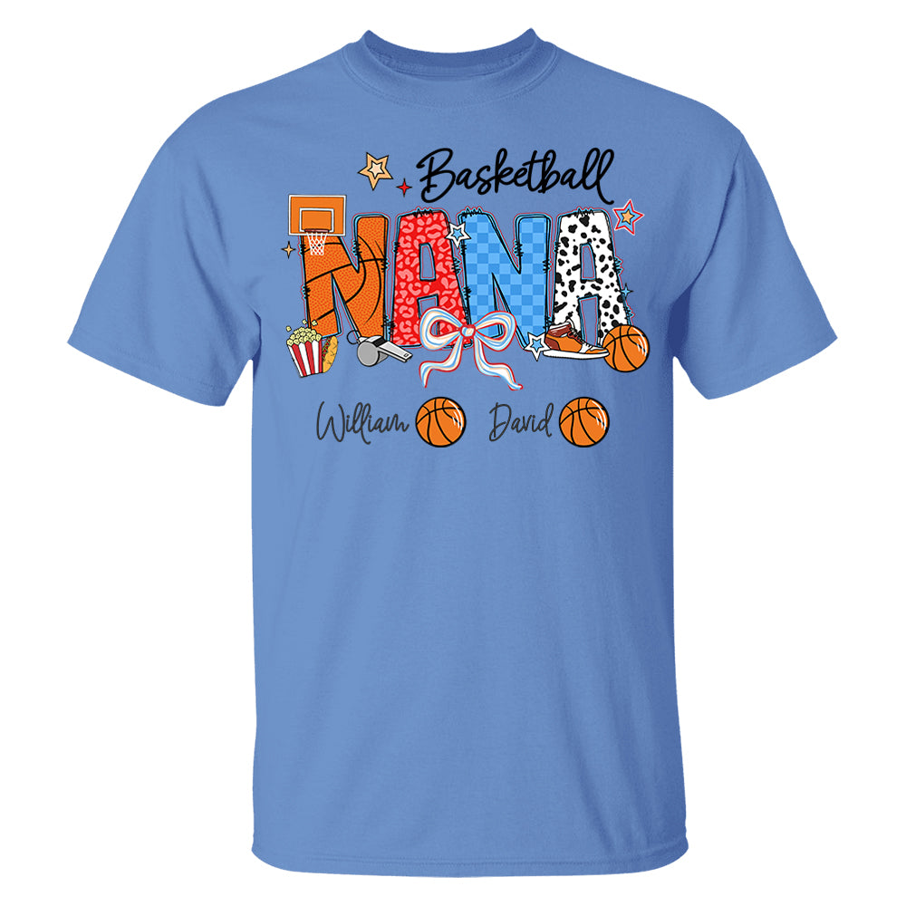 Basketball Mama - Personalized Shirt Gift For Grandma