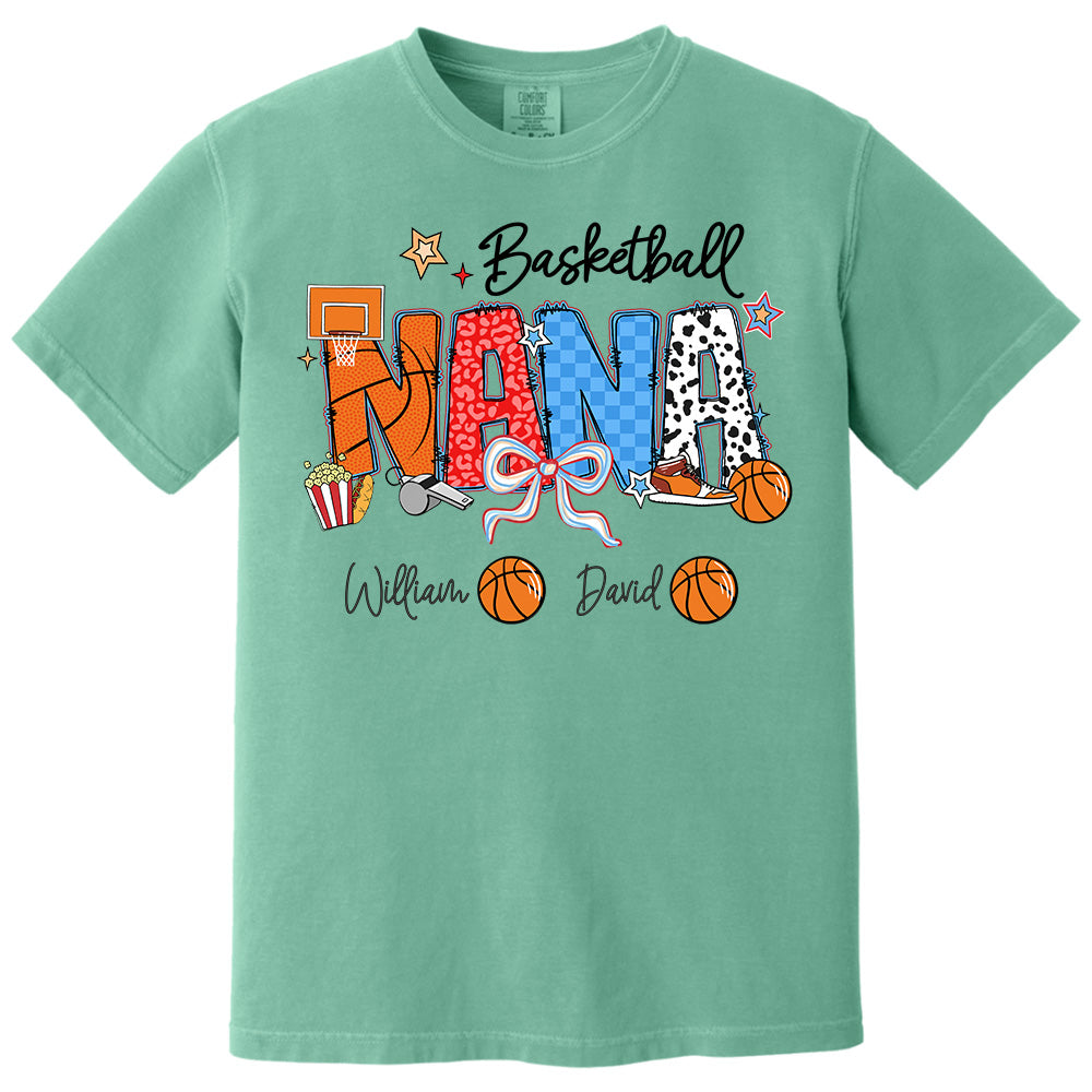 Basketball Mama - Personalized Shirt Gift For Grandma