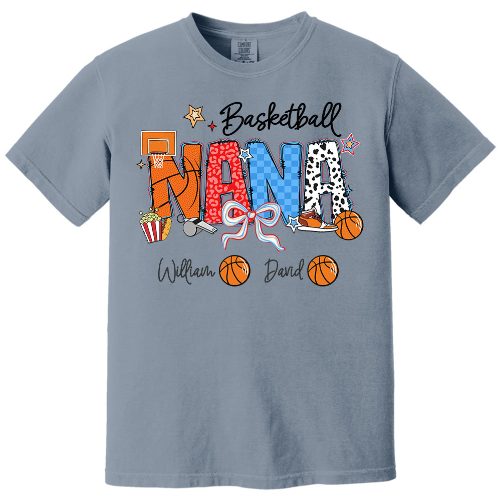 Basketball Mama - Personalized Shirt Gift For Grandma