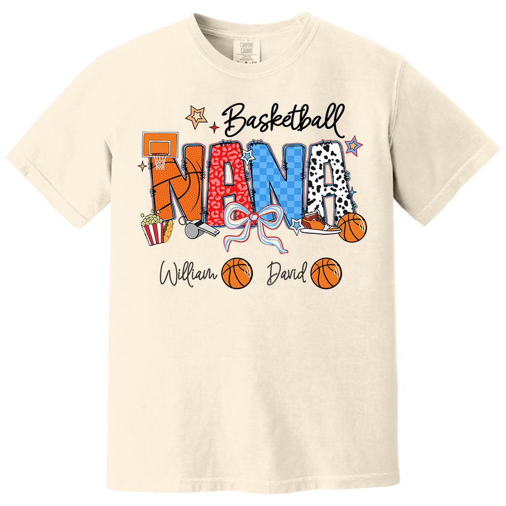 Basketball Mama - Personalized Shirt Gift For Grandma