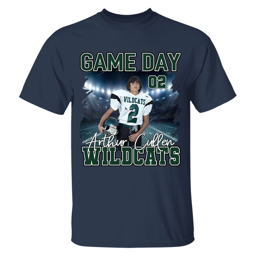 Custom Photo Football Game Day Personalized Shirt Custom Team Name