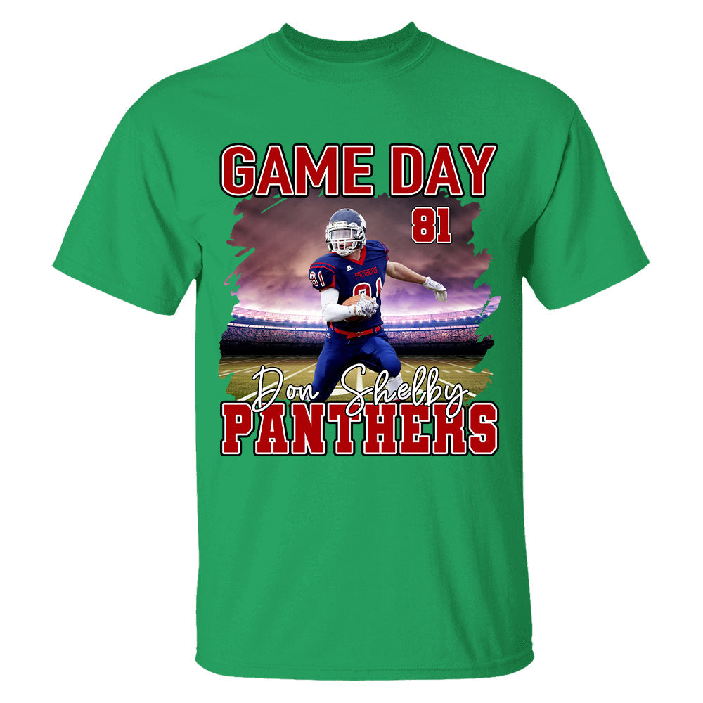 Custom Photo Football Game Day Personalized Shirt Custom Team Name