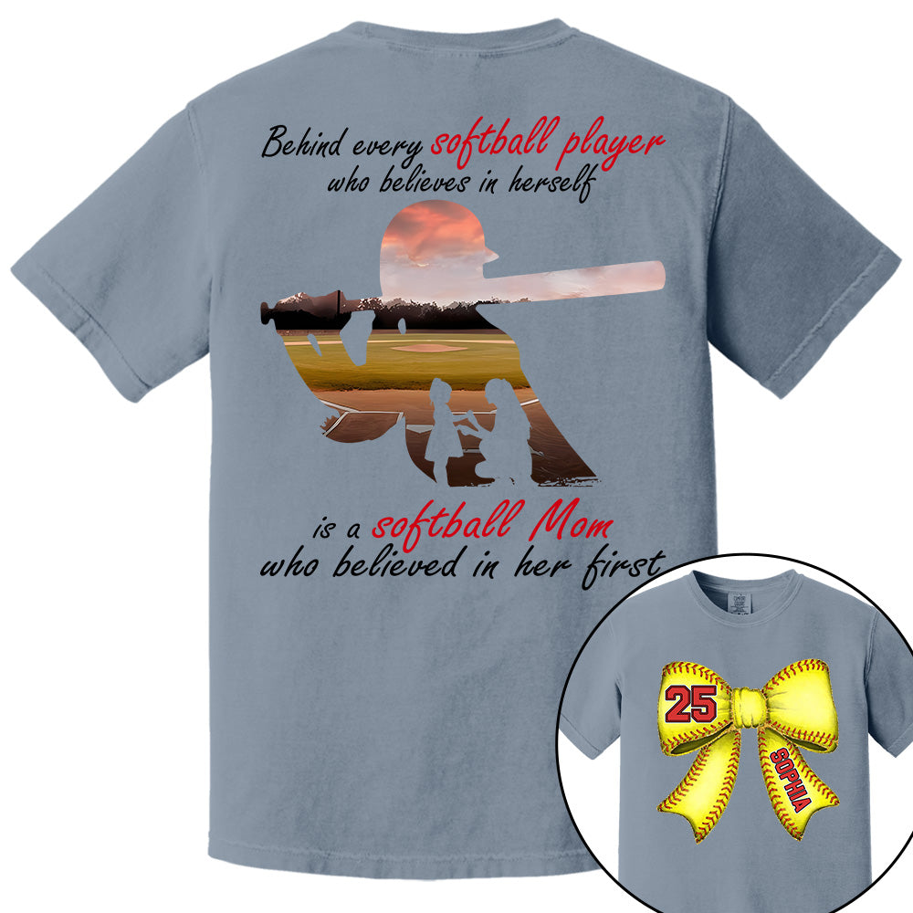 Softball Mom Shirt, Personalized Softball Shirt, Gift For Softball Lover A2110 Do99