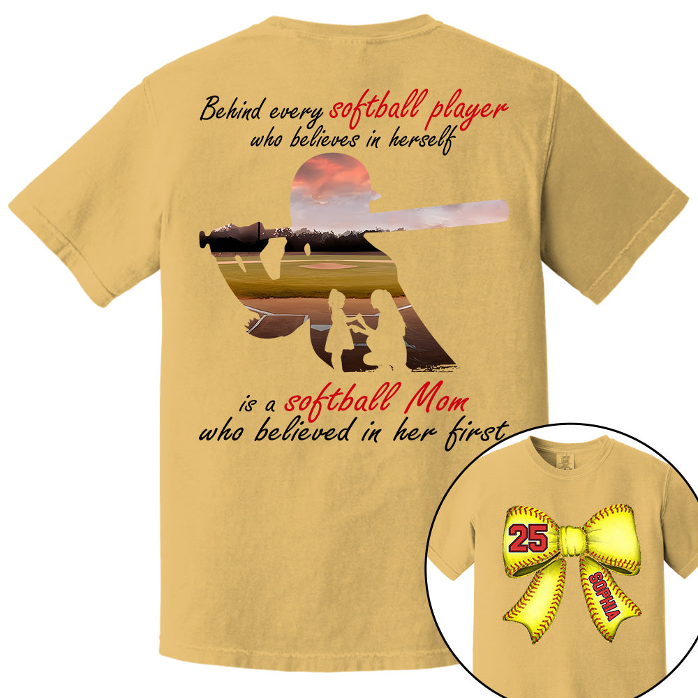 Softball Mom Shirt, Personalized Softball Shirt, Gift For Softball Lover A2110 Do99