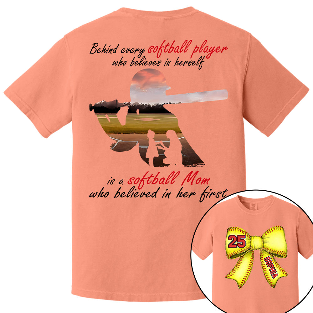 Softball Mom Shirt, Personalized Softball Shirt, Gift For Softball Lover A2110 Do99