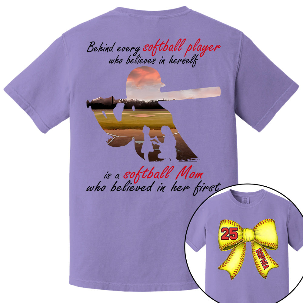 Softball Mom Shirt, Personalized Softball Shirt, Gift For Softball Lover A2110 Do99