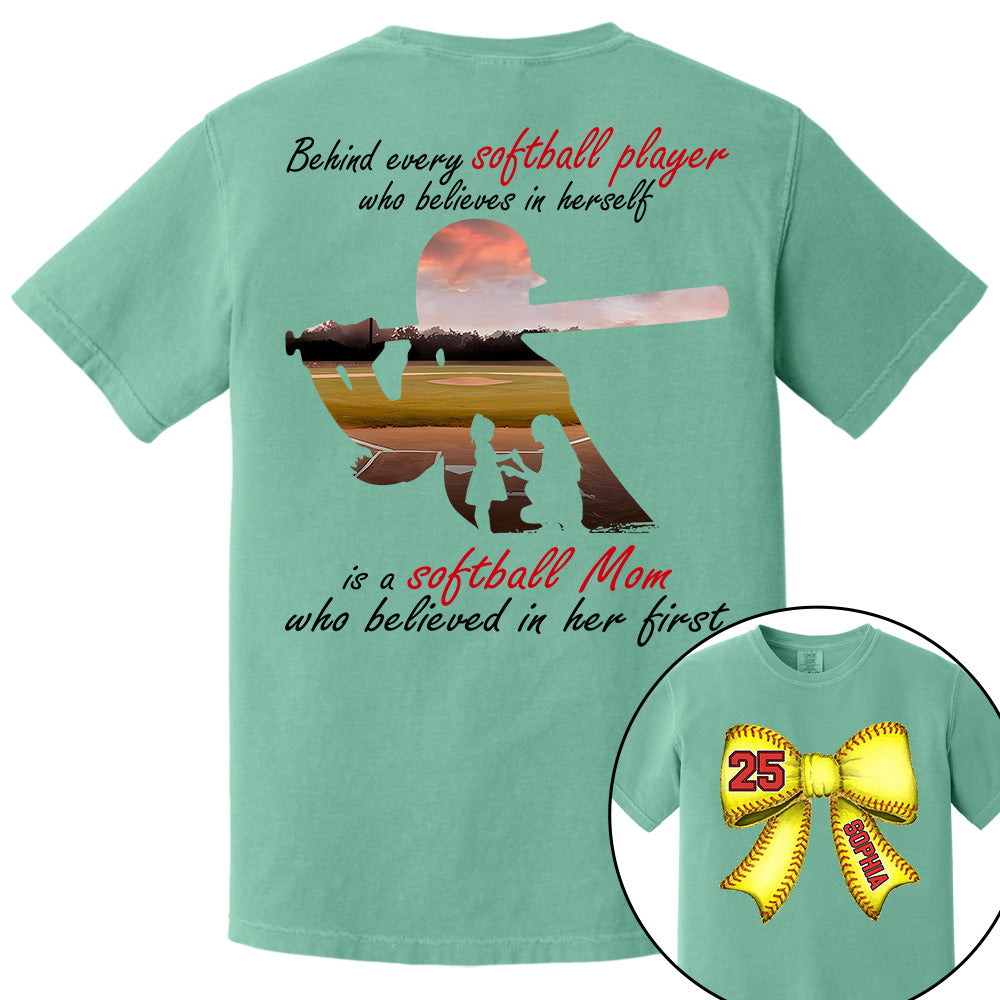 Softball Mom Shirt, Personalized Softball Shirt, Gift For Softball Lover A2110 Do99