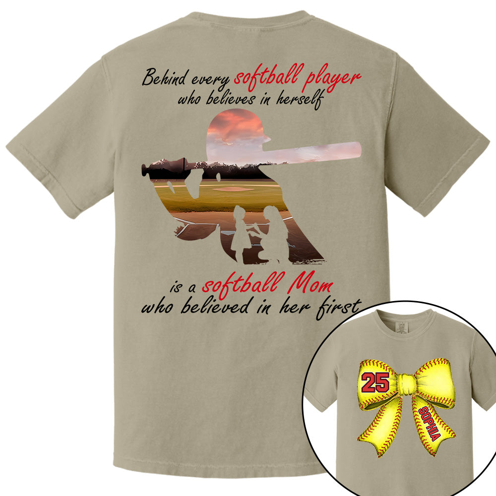 Softball Mom Shirt, Personalized Softball Shirt, Gift For Softball Lover A2110 Do99