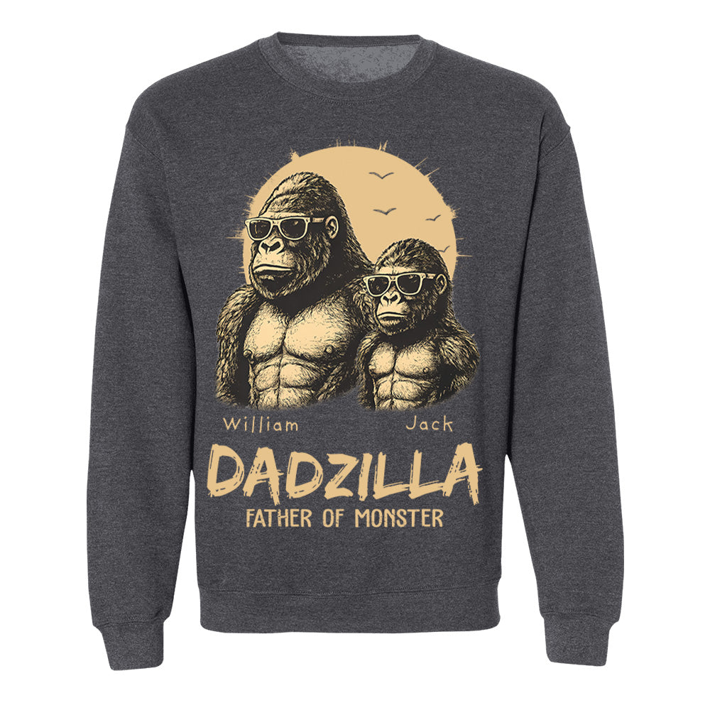Custom Dadzilla Father Of Monster Shirt Father Day Gifts For Dad L0411 Pt99