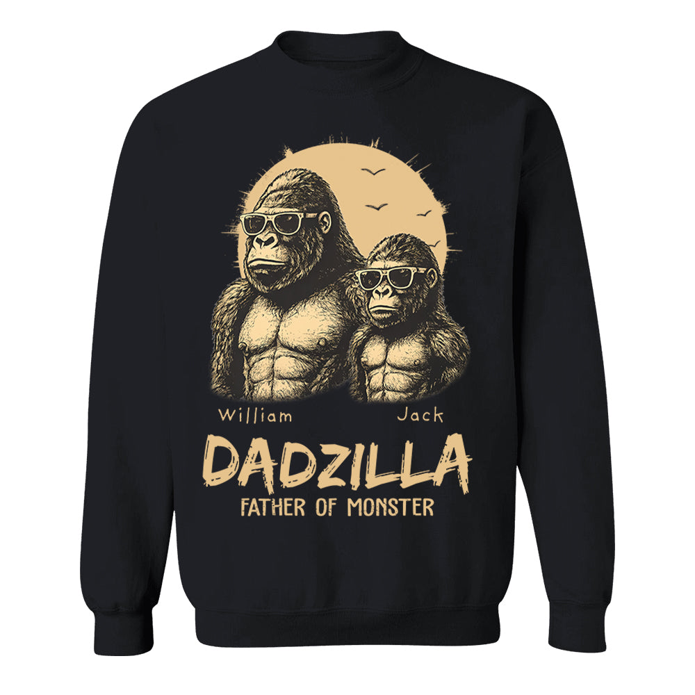 Custom Dadzilla Father Of Monster Shirt Father Day Gifts For Dad L0411 Pt99