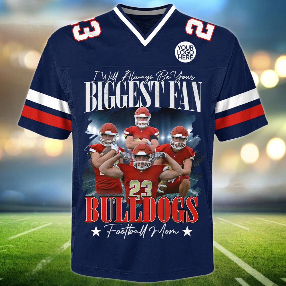 Custom Photo Football Game Day Football Jersey, Custom Team Name, Gift For Football Lovers, Gift For Football Player MI209 T24