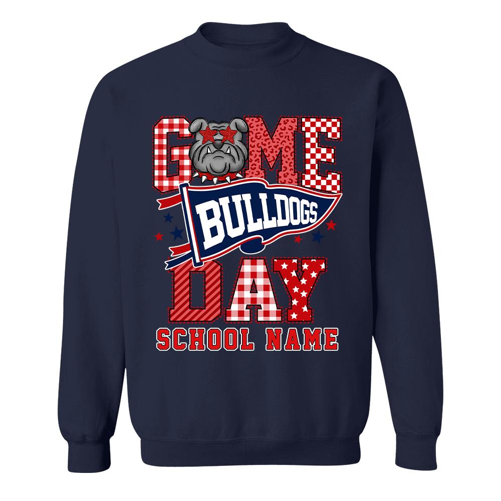 Custom School Mascot Game Day Shirt , School Spirit L0411 Hv01