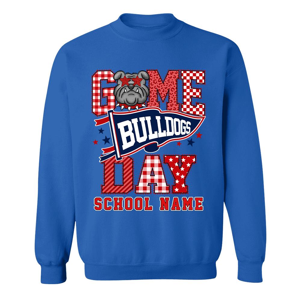 Custom School Mascot Game Day Shirt , School Spirit L0411 Hv01
