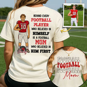 Custom Photo Behind Every Football Player Shirt - Personalized Shirt For Football Family Tu24 Pt99