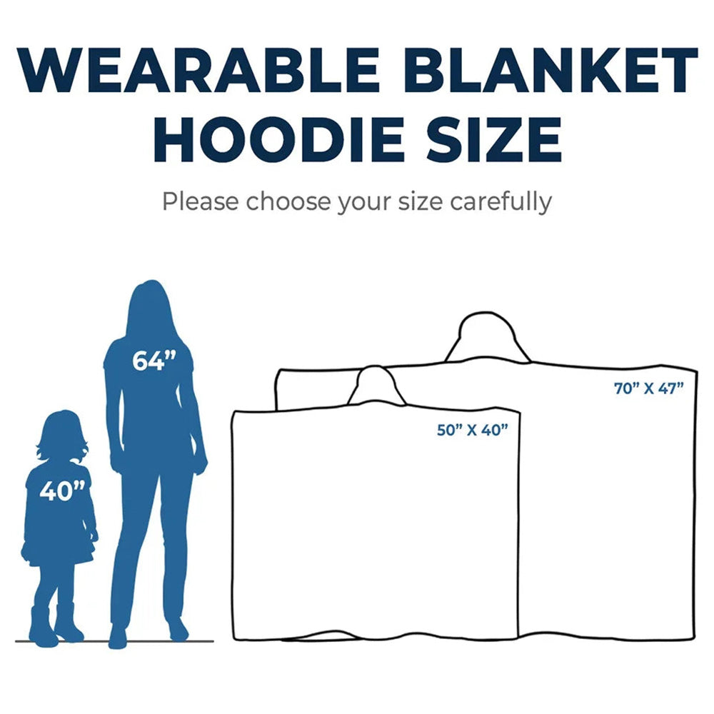 Just A Girl Who Loves Volleyball, Personalized Volleyball Wearable Blanket Hoodie For Volleyball Lovers, Volleyball Players MI209 T24 NT01